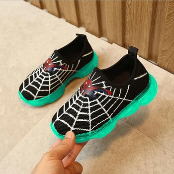 Children Kids Shoes Child Boy Girl fluorescent Sneakers Baby Boys Spider man sports Shoes Kid fashion Casual mesh Shoes Black
Children Kids Shoes Child Boy Girl fluorescent Sneakers Baby Boys Spider man sports Shoes Kid fashion Casual mesh Shoes Black