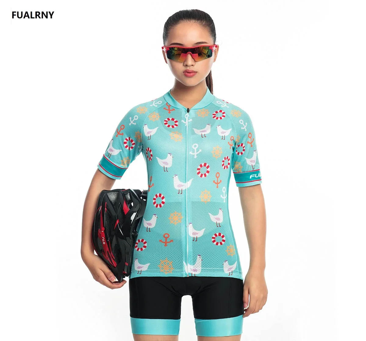 FUALRNY Cycling Jersey Set Quick-Dry Summer Women MTB Bike Cycling Clothing Breathable Bicycle Clothes Ropa Ciclismo Ocean style
FUALRNY Cycling Jersey Set Quick-Dry Summer Women MTB Bike Cycling Clothing Breathable Bicycle Clothes Ropa Ciclismo Ocean style