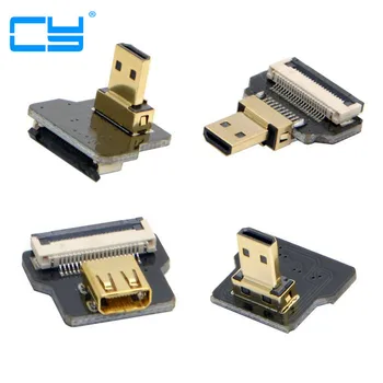 FPV Micro HDMI Type D Up & Down Angled 90 Degree Male & Female Connector for FPV HDTV Multicopter Aerial Photography
FPV Micro HDMI Type D Up & Down Angled 90 Degree Male & Female Connector for FPV HDTV Multicopter Aerial Photography
