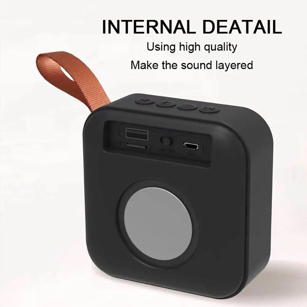 T5 Cloth Art Portable Wireless Bluetooth Speaker Subwoofer TF Card Loudspeaker Wireless Bluetooth Speaker for Mobile Phone
T5 Cloth Art Portable Wireless Bluetooth Speaker Subwoofer TF Card Loudspeaker Wireless Bluetooth Speaker for Mobile Phone