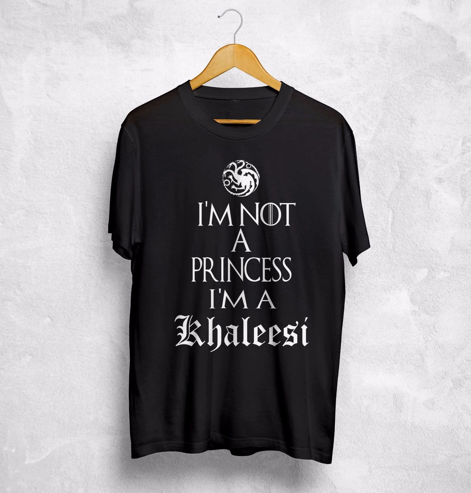 I'm Not A Princess I'm A Khaleesi T-Shirt Top Daenerys Targaryen Game of thrones Cotton Short Sleeve t shirt men Casual Top tee
I'm Not A Princess I'm A Khaleesi T-Shirt Top Daenerys Targaryen Game of thrones Cotton Short Sleeve t shirt men Casual Top tee