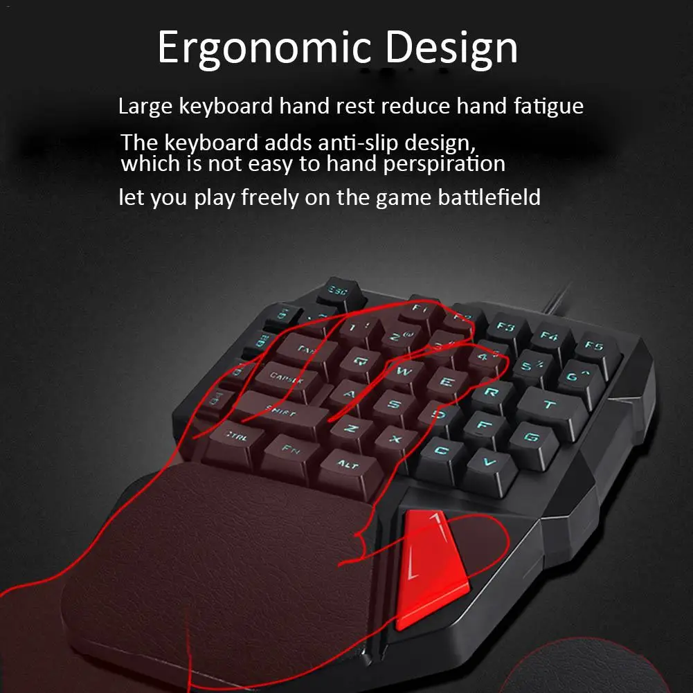 Игровая клавиатура мини колпачки для механической клавиатуры K108 ноутбука ПК