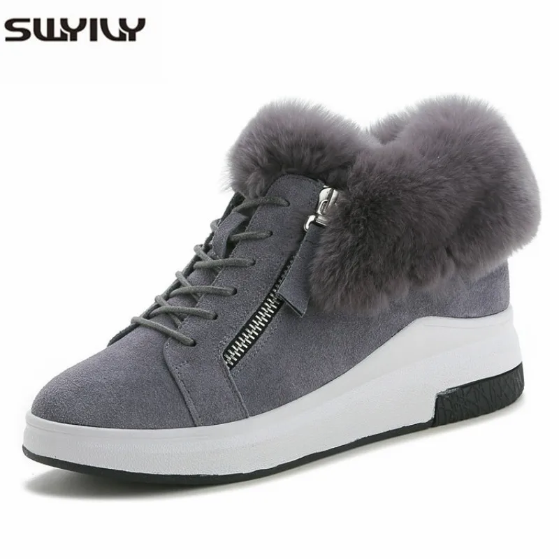 SWYIVY Sneakers Shoes Woman Winter Warm Cotton Padded Wedge Casual Shoes 2019 New Platform Sneakers Increased Chunky Sneaker Fur
SWYIVY Sneakers Shoes Woman Winter Warm Cotton Padded Wedge Casual Shoes 2019 New Platform Sneakers Increased Chunky Sneaker Fur
