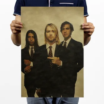 Cobain Nirvana rock/kraft paper posters bar decoration 51x35.5cm Retro Kraft Paper Poster
Cobain Nirvana rock/kraft paper posters bar decoration 51x35.5cm Retro Kraft Paper Poster