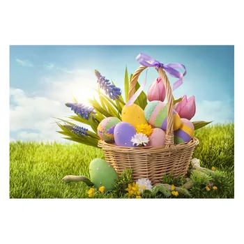 3x5ft Easter Backdrops Grassland Colourful Eggs Basket Blue Sky Children Backgrounds for Photo Studio Props Real Nature Backdrop
3x5ft Easter Backdrops Grassland Colourful Eggs Basket Blue Sky Children Backgrounds for Photo Studio Props Real Nature Backdrop