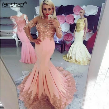 Mermaid Long Sleeve Bead Lace Prom Dresses 2019 Evening Gowns Women Party Red Carpet Dress Celebrity Formal Gown
Mermaid Long Sleeve Bead Lace Prom Dresses 2019 Evening Gowns Women Party Red Carpet Dress Celebrity Formal Gown