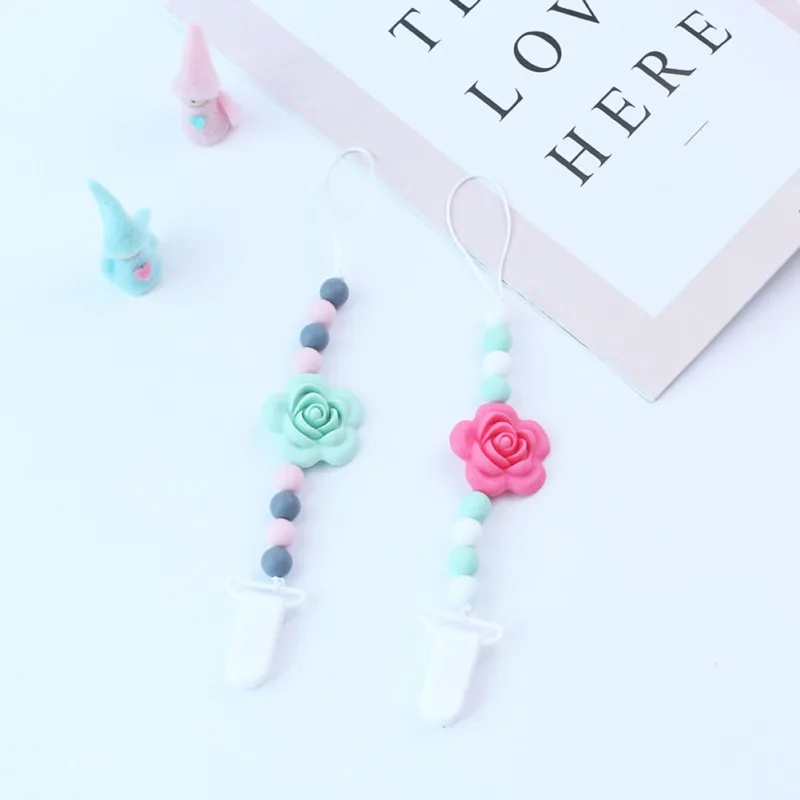 Infant Baby Boys Girls Pacifier Holder Clip Strap Dummy Nipple Teething Flower Beads Chain Pacifier Clip Teether
Infant Baby Boys Girls Pacifier Holder Clip Strap Dummy Nipple Teething Flower Beads Chain Pacifier Clip Teether