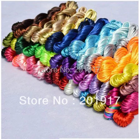100%Nylon!2.5mm Macrame Shamballa Bracelet Rope Cords-100m/5colors Chinese Knot String Beading cord-Jewelry DIY Accessories
100%Nylon!2.5mm Macrame Shamballa Bracelet Rope Cords-100m/5colors Chinese Knot String Beading cord-Jewelry DIY Accessories