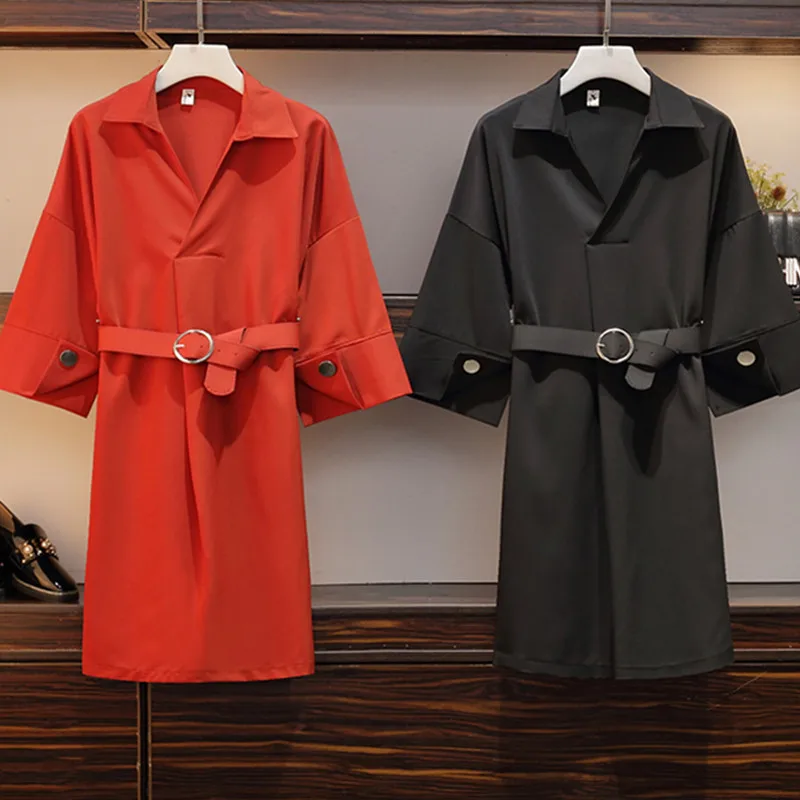 Large Size Women's Vintage Summer Dress New Fashion Ladies Waist Half Sleeve V-Neck Loose Casual With Belt Women Mini Dress
Large Size Women's Vintage Summer Dress New Fashion Ladies Waist Half Sleeve V-Neck Loose Casual With Belt Women Mini Dress