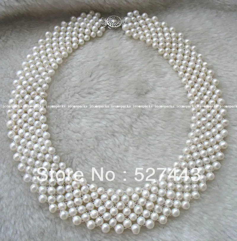 Wholesale free shipping >>Natural WOW! freshwater pearl handcraft white round necklace
Wholesale free shipping >>Natural WOW! freshwater pearl handcraft white round necklace