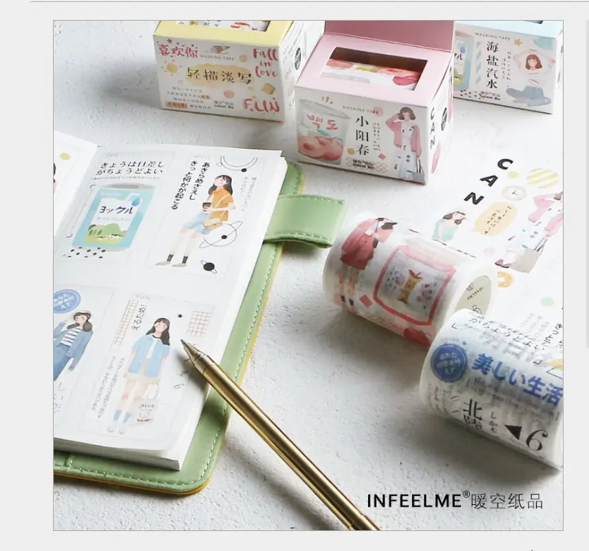 60mm wide Happy life spring autumn girls dream fairy tale island travel Washi Tape DIY Planner Scrapbooking Masking Tape Escolar
60mm wide Happy life spring autumn girls dream fairy tale island travel Washi Tape DIY Planner Scrapbooking Masking Tape Escolar