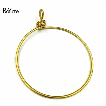 BoYuTe 10Pcs 1.5*55MM Metal Copper Hoops Diy Hand Made Hoops Jewelry Accessories Parts
BoYuTe 10Pcs 1.5*55MM Metal Copper Hoops Diy Hand Made Hoops Jewelry Accessories Parts