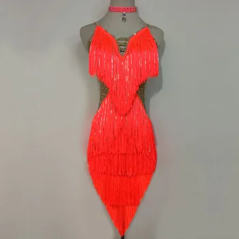 Customized Children's Latin Competition Dress Adult Latin Dance Dress Latin Dance Dress
Customized Children's Latin Competition Dress Adult Latin Dance Dress Latin Dance Dress