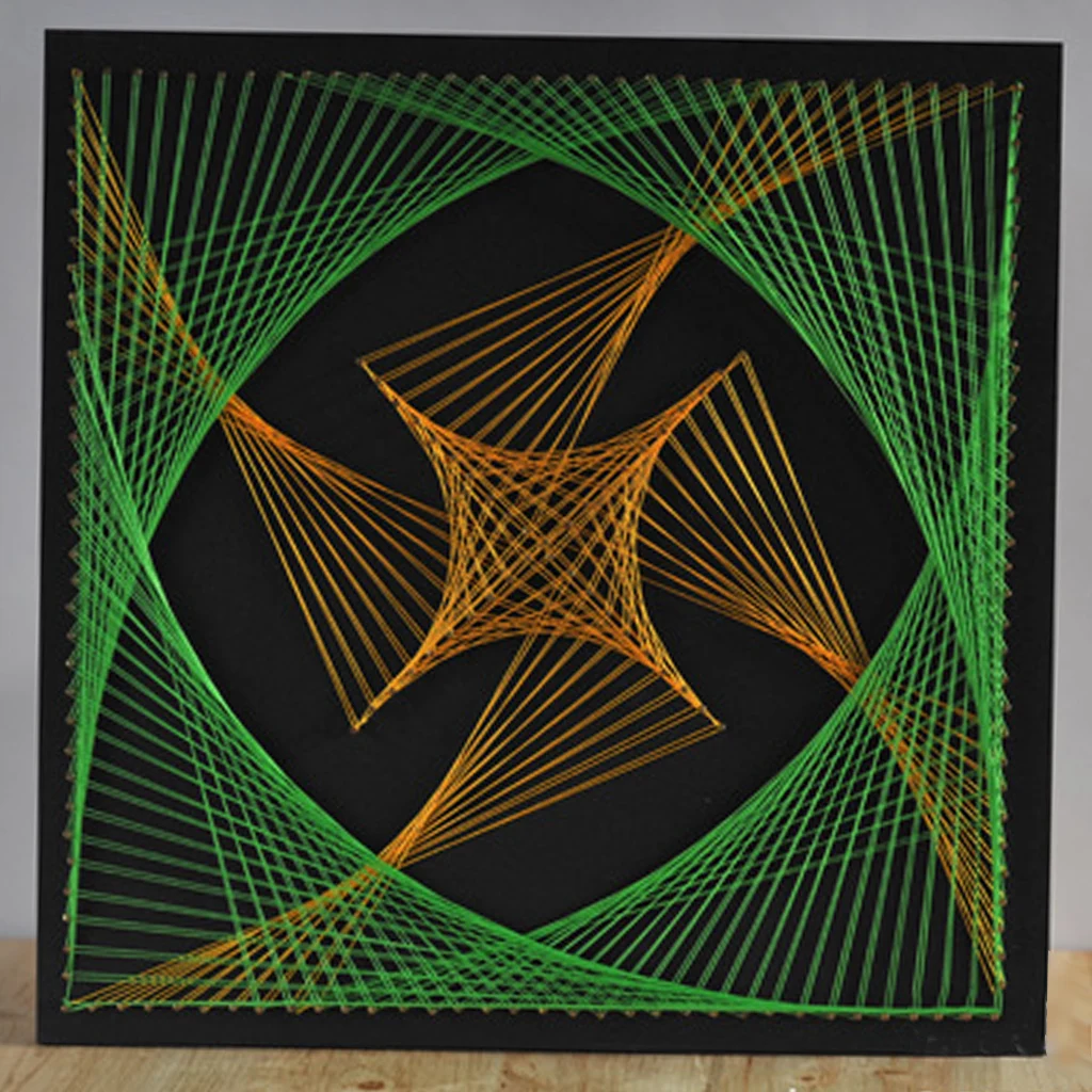 Spiral Geometry Figure - String Art Kit DIY Winding Painting for Boys Girls 16x16''
Spiral Geometry Figure - String Art Kit DIY Winding Painting for Boys Girls 16x16''