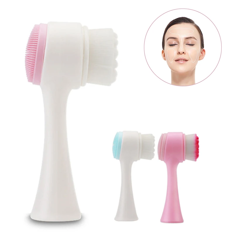Face Cleansing Vibration Massage Face Washing Skin Care Tool Portable 3D Double Side Silicone Facial Cleanser Brush
Face Cleansing Vibration Massage Face Washing Skin Care Tool Portable 3D Double Side Silicone Facial Cleanser Brush