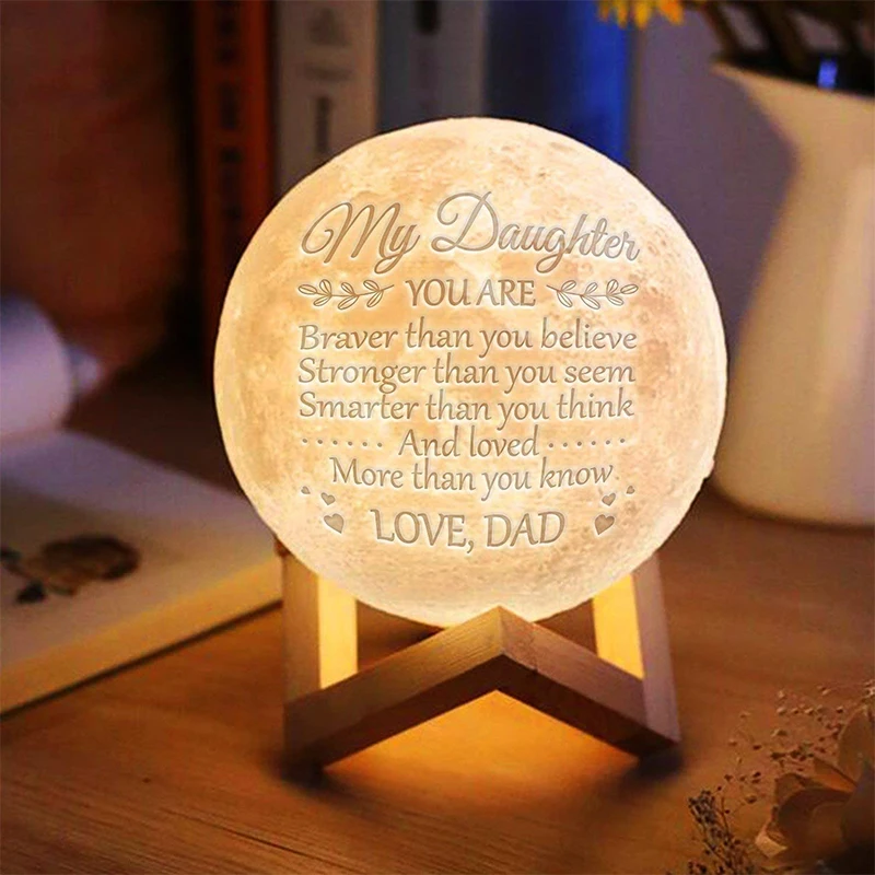 Drop Shipping Customized Personality Engraved Lunar 3D Printing Moon Lamp Night Light With Your Text and Phone Touch Control
Drop Shipping Customized Personality Engraved Lunar 3D Printing Moon Lamp Night Light With Your Text and Phone Touch Control