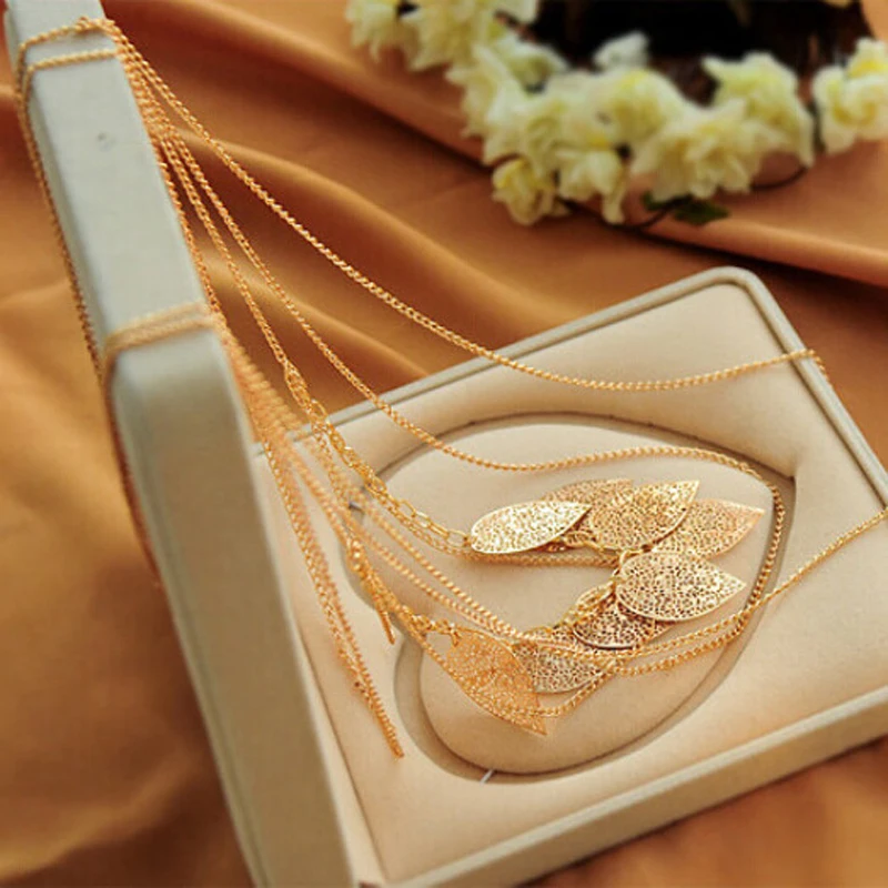 Temperament Individuality Bohemia Stray Leaves Multilayer Necklace Pendant Female Glamour Long Statement Bib Sweater Chain
Temperament Individuality Bohemia Stray Leaves Multilayer Necklace Pendant Female Glamour Long Statement Bib Sweater Chain