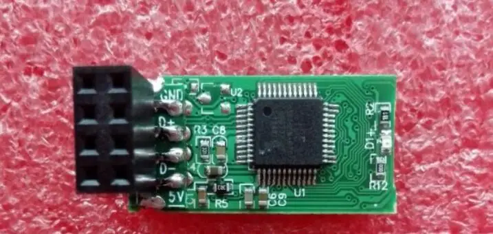 EUSB 4 Гбайт DOM SSD 9PIN Новый Adsyncetek шаг 2 54 мм промышленный встроенный USB диск на модуль
