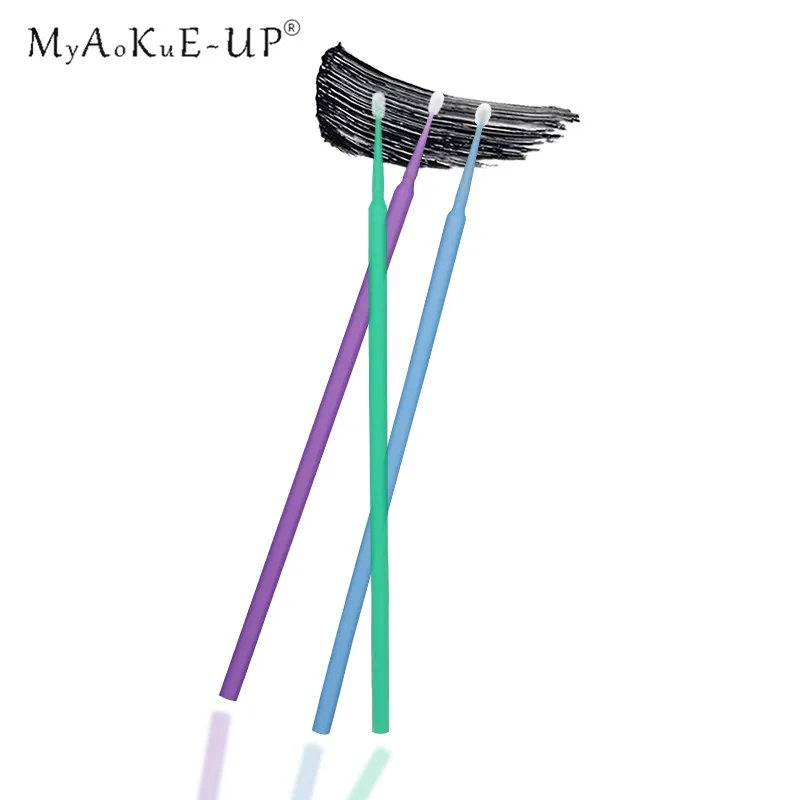 10 Colors Disposable Mini Micro Brushes 100pcs Eyelash Extension Makeup Tools Eyelashes Individual Applicator Mascara Wands
10 Colors Disposable Mini Micro Brushes 100pcs Eyelash Extension Makeup Tools Eyelashes Individual Applicator Mascara Wands