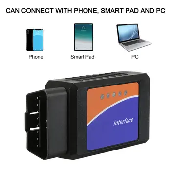 New Black OBD OBD 2 Scanner Tool Detector with BT Connection for IOS Android Windows Service
New Black OBD OBD 2 Scanner Tool Detector with BT Connection for IOS Android Windows Service