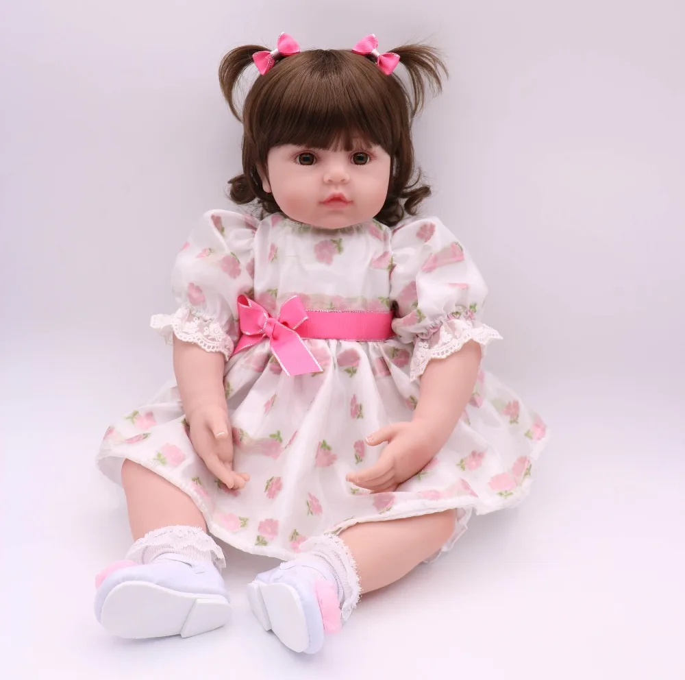 23"58cm Soft Silicone Reborn babies infant dolls simulation toddler Handmade princess girl vvid doll gifts dolls collection toy
23"58cm Soft Silicone Reborn babies infant dolls simulation toddler Handmade princess girl vvid doll gifts dolls collection toy