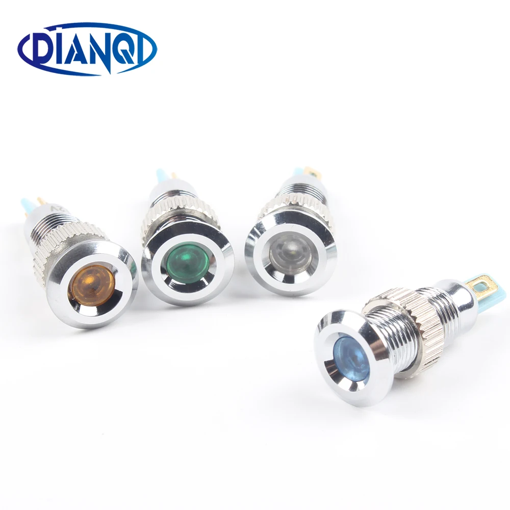 Free shipping Metal Indicator light LED 8mm waterproof Signal lamp 6V 12V 24V 220v dot LIGHT Colorful concave Indicator 8ZSD.A.C
Free shipping Metal Indicator light LED 8mm waterproof Signal lamp 6V 12V 24V 220v dot LIGHT Colorful concave Indicator 8ZSD.A.C