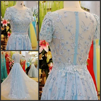 Custom Made Real Picture 2020 New A-line Short Sleeve Beading Long Party Gown Evening Dresses vestido de festa Free Shipping N4
Custom Made Real Picture 2020 New A-line Short Sleeve Beading Long Party Gown Evening Dresses vestido de festa Free Shipping N4