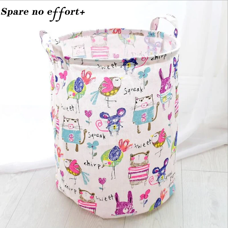 Laundry Basket Dirty Clothes Storage Basket Baby Toys Storage Bags Home Organizer Basket Fabric Barrel Cotten Linen Organizador
Laundry Basket Dirty Clothes Storage Basket Baby Toys Storage Bags Home Organizer Basket Fabric Barrel Cotten Linen Organizador