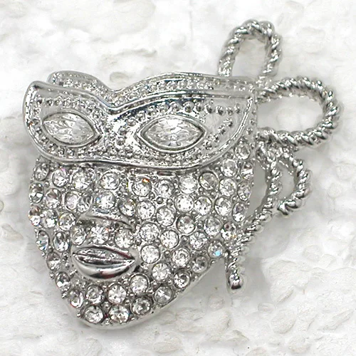 12pcs/lot Wholesale Brooch Rhinestone Mask Pin brooches costume jewelry gift C101575
12pcs/lot Wholesale Brooch Rhinestone Mask Pin brooches costume jewelry gift C101575