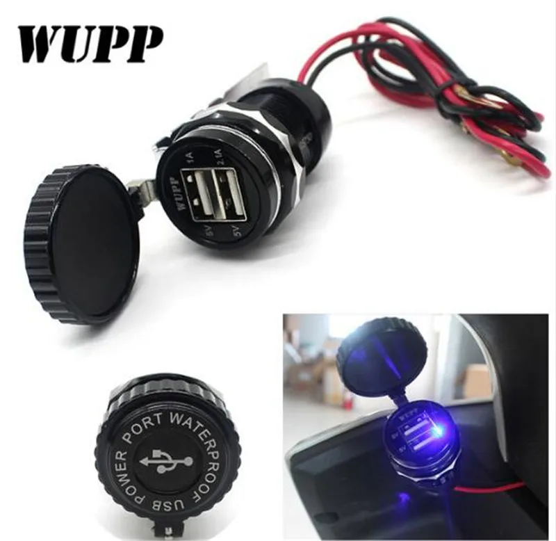 WUPP Universal Car Motorcycle Charger 5V 3.1A USB Vehicle 12V Waterproof Dual USB Charger With Switch 2 Port Power Socket
WUPP Universal Car Motorcycle Charger 5V 3.1A USB Vehicle 12V Waterproof Dual USB Charger With Switch 2 Port Power Socket
