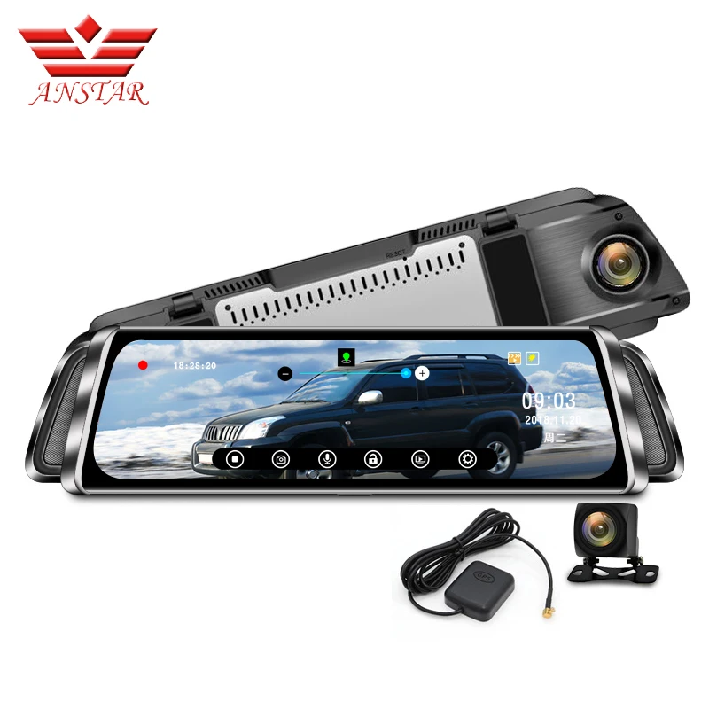 ANSTAR 6.86"Touch screen navigator 1GB and 16GB Android GPS Navigation Mirror Car DVR dual lens camera rear parking WiFi FM
ANSTAR 6.86"Touch screen navigator 1GB and 16GB Android GPS Navigation Mirror Car DVR dual lens camera rear parking WiFi FM