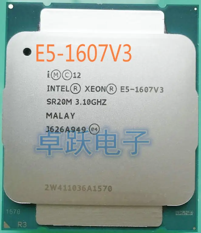 Original Intel Xeon E5-1607V3 E5 1607V3 OEM version (not es) 3.10GHZ 10M 4CORES LGA2011-3 E5 1607 V3 Processor free shipping
Original Intel Xeon E5-1607V3 E5 1607V3 OEM version (not es) 3.10GHZ 10M 4CORES LGA2011-3 E5 1607 V3 Processor free shipping