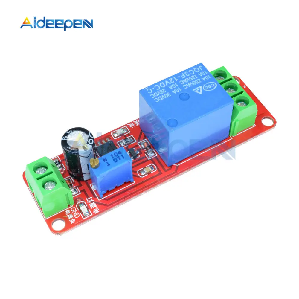 DC 5V 12V Time Delay Relay NE555 Time Relay Shield Timing Relay Timer Control Switch Car Relays Pulse Generation Duty Cycle
DC 5V 12V Time Delay Relay NE555 Time Relay Shield Timing Relay Timer Control Switch Car Relays Pulse Generation Duty Cycle