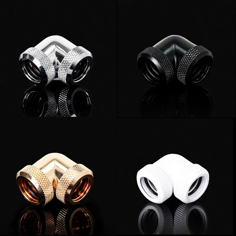 Computer water cooled 14mm hard tube double quick twist elbow 90 degree fast twist elbow hard tube elbow brass chrome silver
Computer water cooled 14mm hard tube double quick twist elbow 90 degree fast twist elbow hard tube elbow brass chrome silver