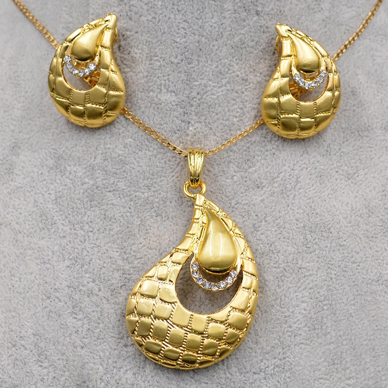 Sunny Jewelry Exquisite Jewelry Sets For Women Necklace Earrings Pendant Alloy Cubic Zircon Water Drop For Party Wedding Daily
Sunny Jewelry Exquisite Jewelry Sets For Women Necklace Earrings Pendant Alloy Cubic Zircon Water Drop For Party Wedding Daily