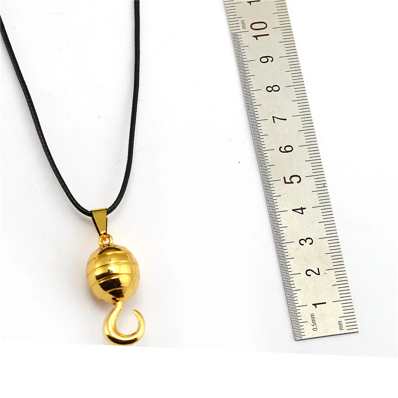 Фото Аниме ювелирные изделия цепочка сэр Крокодил ожерелье цинковый сплав золотой