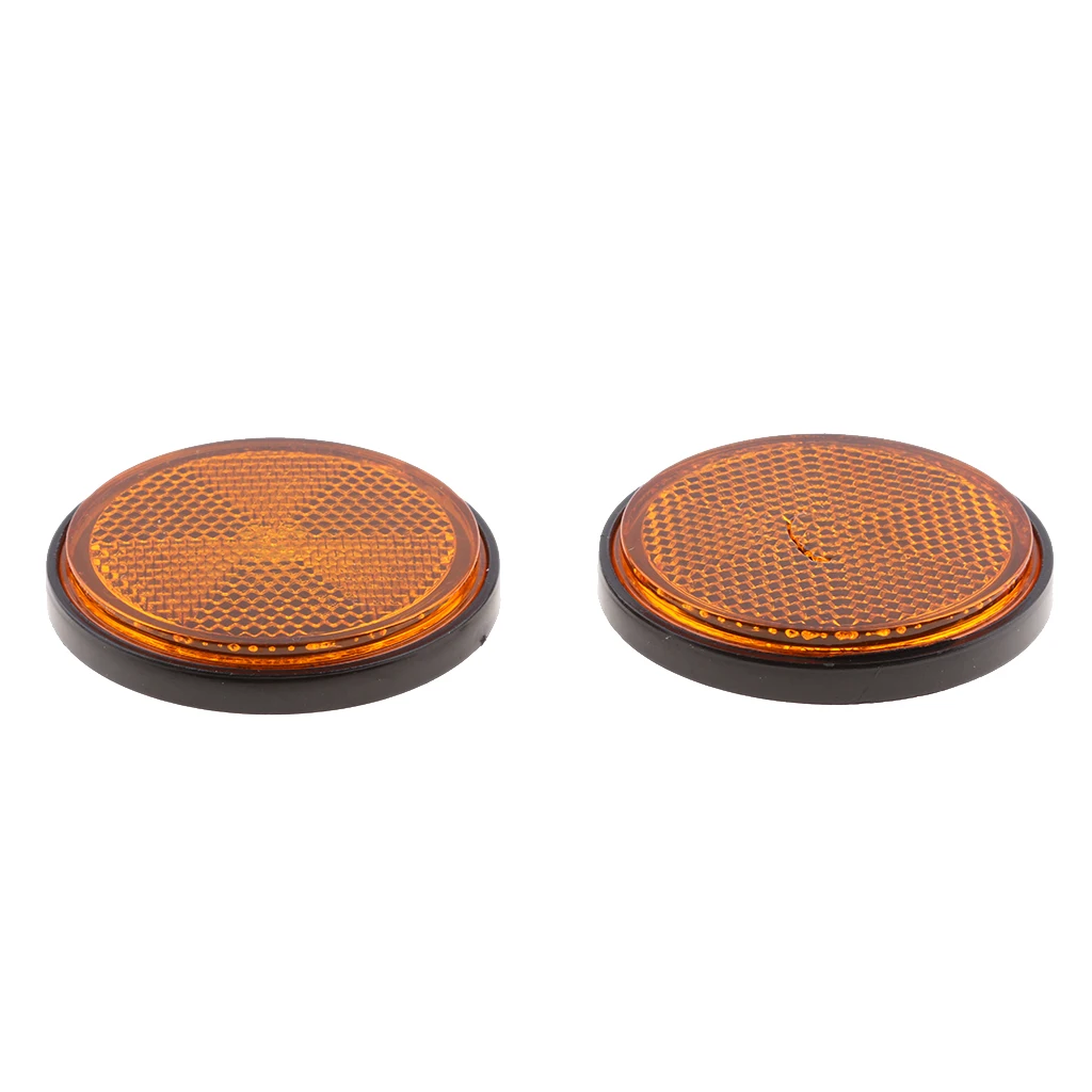 Plastic Car Auto Round Chrome Red Reflective Sticker Self Adhesive Reflector Warning Sign Fits for Motorcycle Bicycles ATV Plastic Car Auto Round Chrome Red Reflective Sticker Self Adhesive Reflector Warning Sign Fits for Motorcycle Bicycles ATV