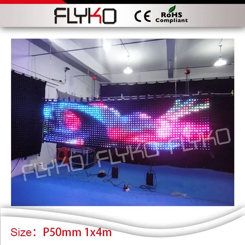 Free shipping 1x4m P50mm small size led stage decoration video vision curtain
Free shipping 1x4m P50mm small size led stage decoration video vision curtain