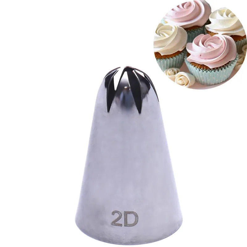 #2D Large Size Rose Flower Cake Decorating Icing Tips Cupcake Nozzles Baking Decorations Bakeware
#2D Large Size Rose Flower Cake Decorating Icing Tips Cupcake Nozzles Baking Decorations Bakeware