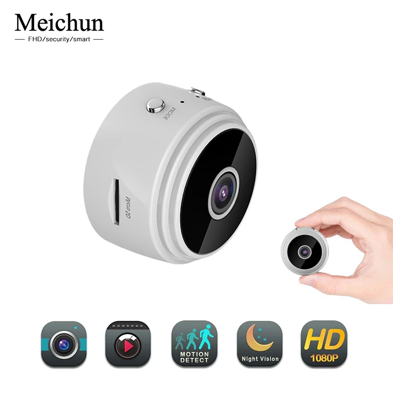 Meichun Mini Camera 1080P Sensor Portable Security Camcorder Small Cam HD IR Night Vision Secret Camera Support Hidden TF Card
Meichun Mini Camera 1080P Sensor Portable Security Camcorder Small Cam HD IR Night Vision Secret Camera Support Hidden TF Card