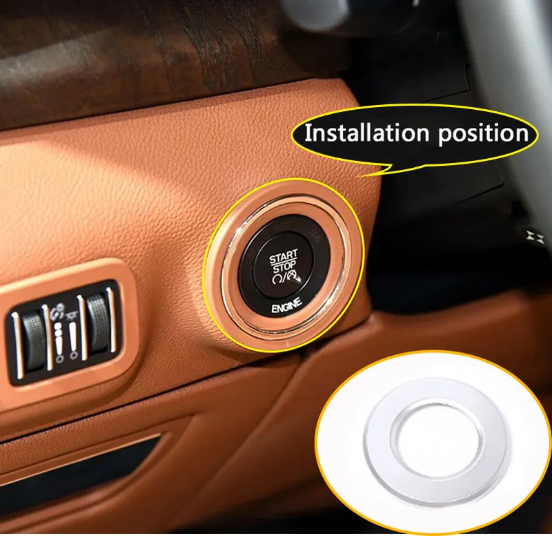 For Maserati Ghibli Quattroporte Car Styling ABS Matt Silver Engine Start Decoration Ring Frame Trim Car Accessories
For Maserati Ghibli Quattroporte Car Styling ABS Matt Silver Engine Start Decoration Ring Frame Trim Car Accessories