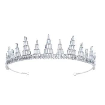 Classic Cubic Zirconia Wedding Bridal Princess Royal Tiara Crown Women Prom Hair Jewelry Accessories CH10297
Classic Cubic Zirconia Wedding Bridal Princess Royal Tiara Crown Women Prom Hair Jewelry Accessories CH10297
