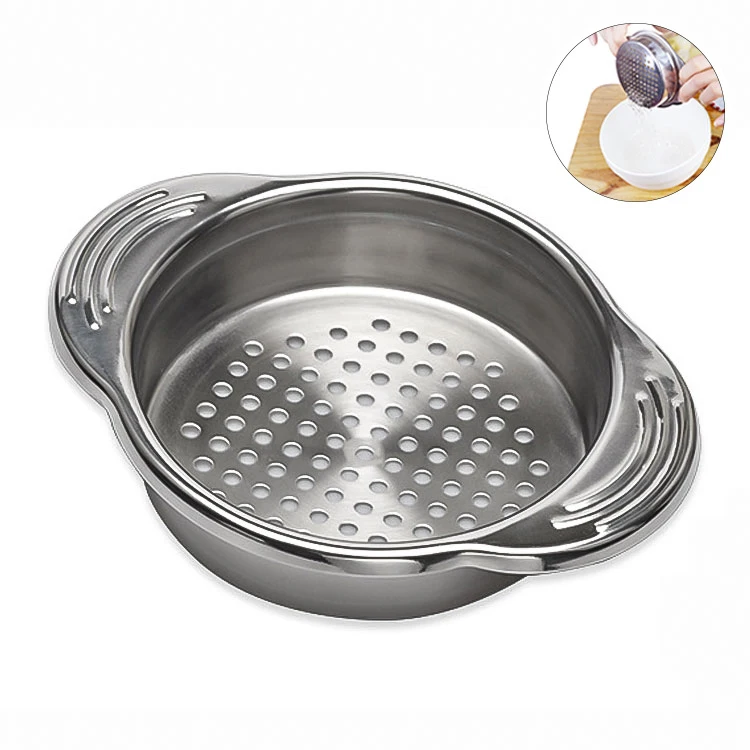 Stainless Steel Food Can Strainer, Sieve Tuna Press Lid Oil Drainer Remover, No Mess Design, Dishwasher Safe
Stainless Steel Food Can Strainer, Sieve Tuna Press Lid Oil Drainer Remover, No Mess Design, Dishwasher Safe