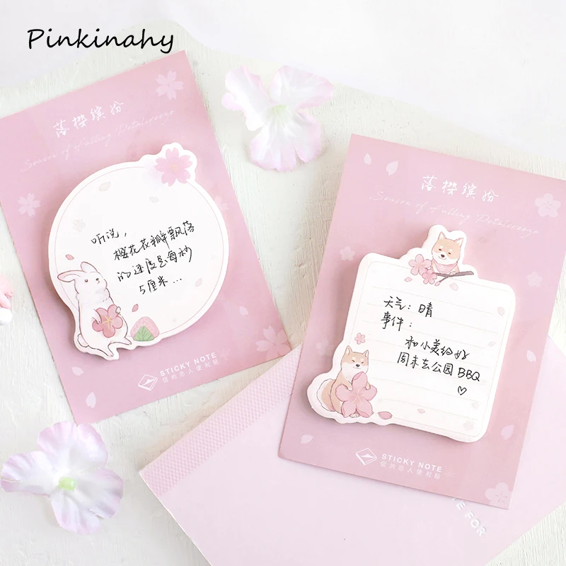 Forest Animals Japanese Sakura Cherry Memo Pad N Times Sticky Notes Escolar Papelaria School Supply Bookmark Label BQ009
Forest Animals Japanese Sakura Cherry Memo Pad N Times Sticky Notes Escolar Papelaria School Supply Bookmark Label BQ009