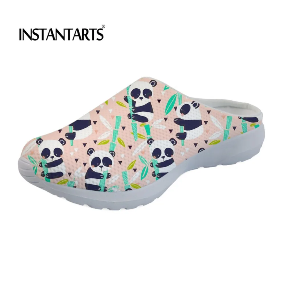 INSTANTARTS New Fashion Cute Panda Pattern Slippers for Women Cool Young Women Adult Girls Home Flat Mesh Shoes Outside Sandals
INSTANTARTS New Fashion Cute Panda Pattern Slippers for Women Cool Young Women Adult Girls Home Flat Mesh Shoes Outside Sandals