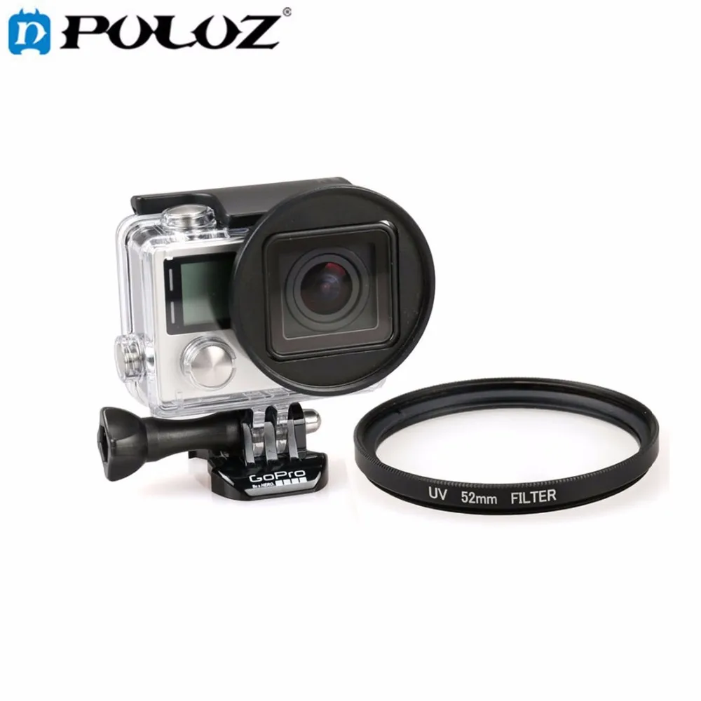 

For Go Pro Accessories 52mm Round Circle UV Lens Filter for GoPro HERO4 HERO3+ HERO 4 / 3+