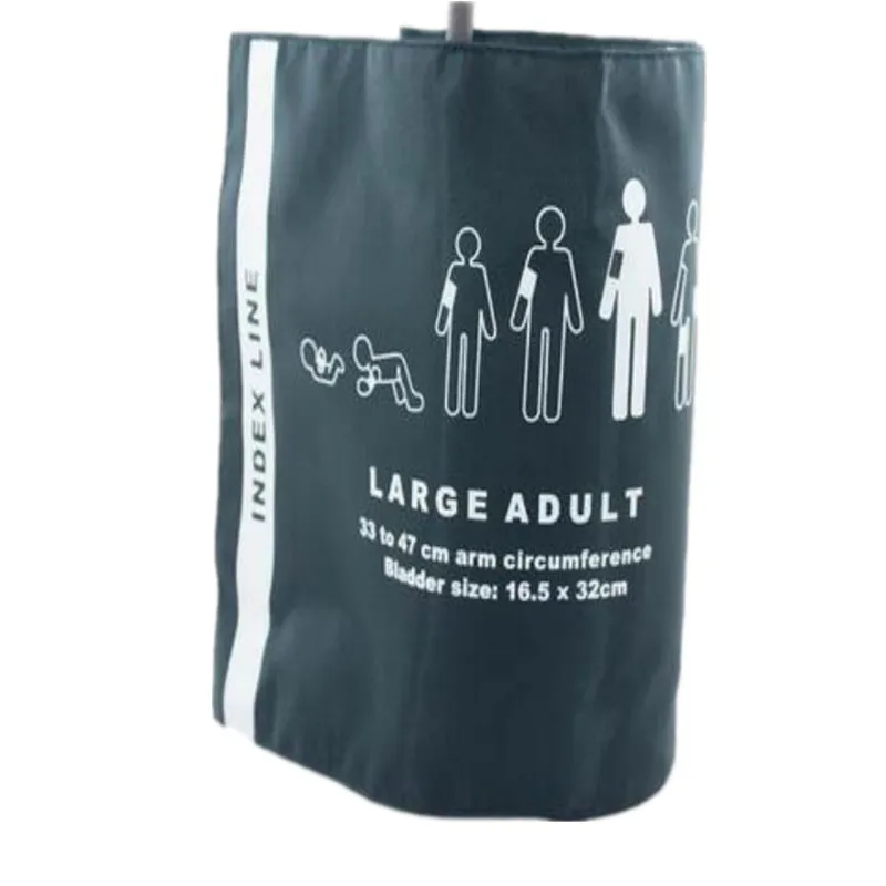10pcs/lot Large Adult Nylon Material Reusable NIBP Single Tube Cuff,TPU Bladder Inside.For Patient Monitor Use,ARM Cuff 33-47CM
10pcs/lot Large Adult Nylon Material Reusable NIBP Single Tube Cuff,TPU Bladder Inside.For Patient Monitor Use,ARM Cuff 33-47CM