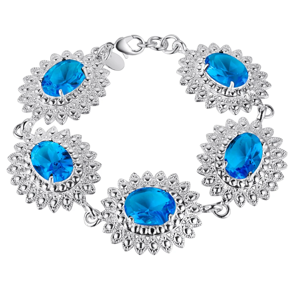 2016 New Silver Plated Crystal Wedding Bracelet Luxury Crystal Chain Link Bridal Bracelet Women Bracelet evening dress
2016 New Silver Plated Crystal Wedding Bracelet Luxury Crystal Chain Link Bridal Bracelet Women Bracelet evening dress