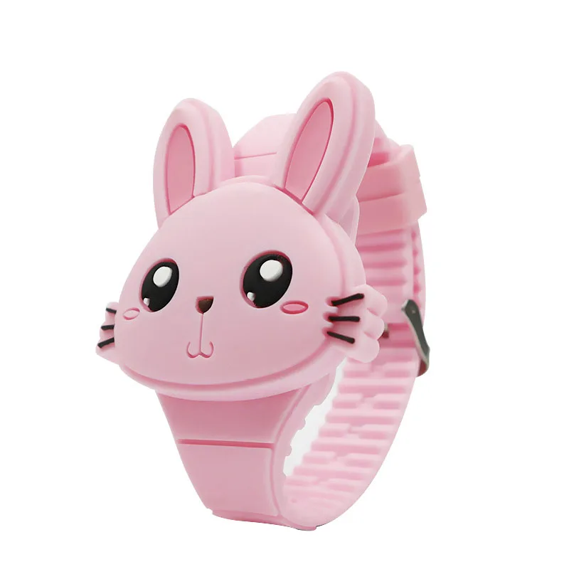 1 Pcs Kids LED Electronic Watch Silicone Band Cartoon Rabbit Flip Case Wrist Watch Lovely Gift FDC99
1 Pcs Kids LED Electronic Watch Silicone Band Cartoon Rabbit Flip Case Wrist Watch Lovely Gift FDC99