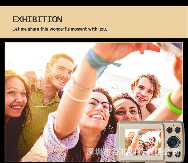 karue XJA 2.4 inch Digital Camera 4 times Digital Zoom 3xAAA Batteries 16mp resolution 5mp Cmos gift For Children